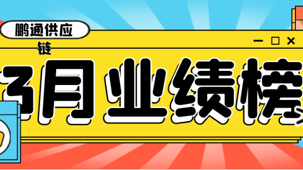 不斷超越自我，就能遇見美好！——鵬通3月光榮榜！